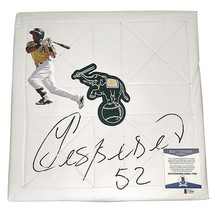 Yoenis Cespedes Oakland Athletics Autograph Signed Baseball Base Beckett COA - £116.71 GBP