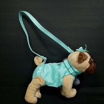 Poochie &amp; Co Dog Purse Blue Green Confetti Outfit Pug French Bulldog Seq... - €13,87 EUR