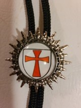 Knights Templar Cross in Shield Bolo Necklace Tie  - £15.97 GBP