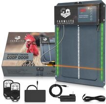 Reliable Automatic Chicken Door with Infrared Sensor and Weatherproof Build - $256.36