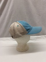 Trucker Hat Baseball Cap Vintage SnapBack Mesh Team Patch Light Blue &amp; W... - £31.59 GBP