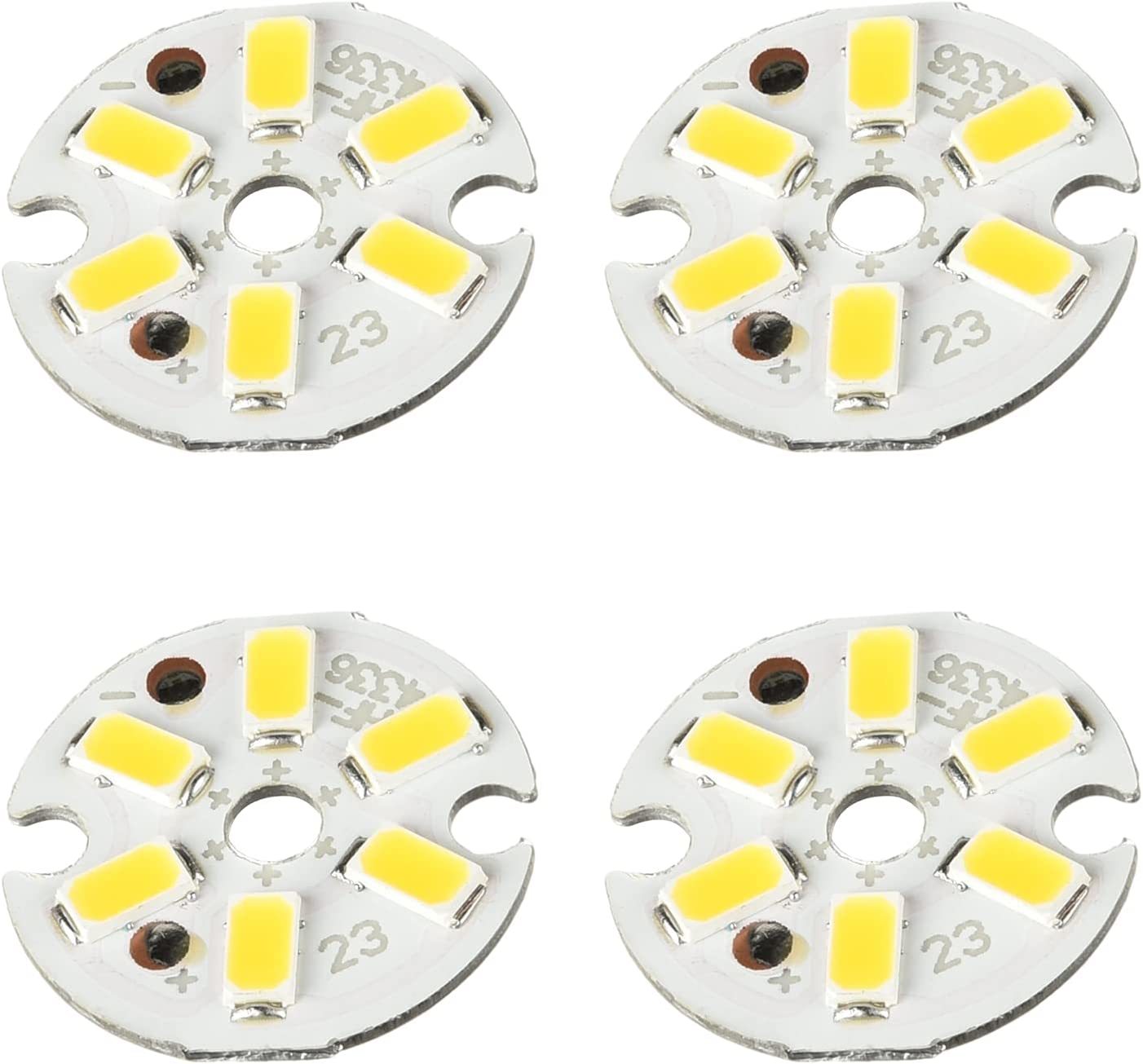 Othmro 4PCS 300mA 3W LED Chip Bulb, 9-11V Super Round LED, Light Marine ... - $26.99