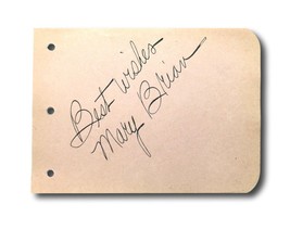 Mary Brian Hand Signed Album Page Cut JSA COA Autograph The Virginian Actress - £71.05 GBP
