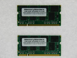 Nuevo 2GB 2X1GB PC2700 DDR 333mhz 200Pin Dell Latitude D400 D500 D505 D600 D800 - $55.02