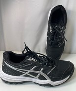 Asics Gel Turf Shoes Womens Size 8.5 Lethal Field Black Pure Silver Snea... - $562.76 MXN