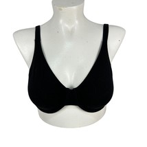 Fruit Of The Loom Black 38D Underwire Bra With Adjustable Straps - $14.00