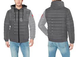 The Winter Soldier Mens Hooded Puffer Jacket - £71.09 GBP