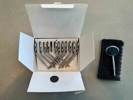 Henry Schein BOXOF 12 New Dental Mouth Mirror Front Surface CS #4 100-6714 - $49.65