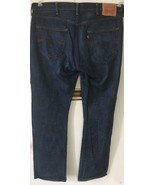 MEN’S LEVI’S 501 BUTTON FLY JEANS DARK WASH TAG 38x32 - €33,76 EUR