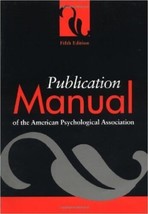 Publication Manual of the American Psychological Association - £2.63 GBP