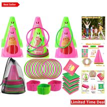 4 in 1 Easter Outdoor Games Set - Fun for Kids &amp; Families - 33 Pieces - $42.52