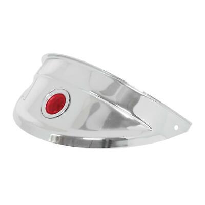 7&quot; Chrome Headlight Red Dot Headlight Visor Bulb Trim Cover Chopper Bobber - $22.80