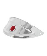 7&quot; Chrome Headlight Red Dot Headlight Visor Bulb Trim Cover Chopper Bobber - €19,48 EUR