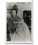 r3104 - Princess Elizabeth holding infant Son Prince Charles - postcard ... - $3.45 CAD