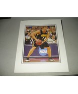 Adam Haluska 2007 Iowa Basketball Autographed Picture 8x10, Mounted w Ma... - $14.84