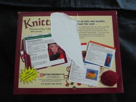 2006 Knitting Pattern-a-Day Calendar With Paulette Lane &amp; Friends - £4.75 GBP