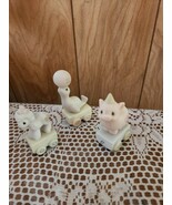 Precious Moments Birthday Train Ages 1,2,3 Lamb Seal Pig  Lot of 3 Vi nt... - $21.50