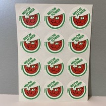 Vintage Trend Scratch &amp; Sniff Melon Power Stickers * Matte - $44.99