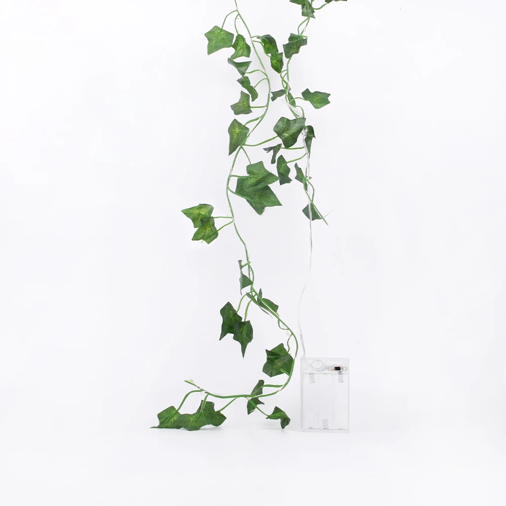 2M LED Ivy Green Leaf String Light Simulation Plant Light Vines DIY Home... - £125.29 GBP