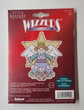 Janlynn Wizzers Ornament Angel Cross Stitch Kit 021-1100 Retired New Sealed - $9.89