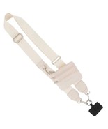 Clip &amp; Go Phone Purse Crossbody Strap Zippered Pouch Cream - $677.40 MXN