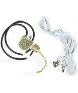 60304 Brass 1 Speed 2 Wire Ceiling Fan &amp; Light Switch Pull Chain 3404597 - £11.79 GBP