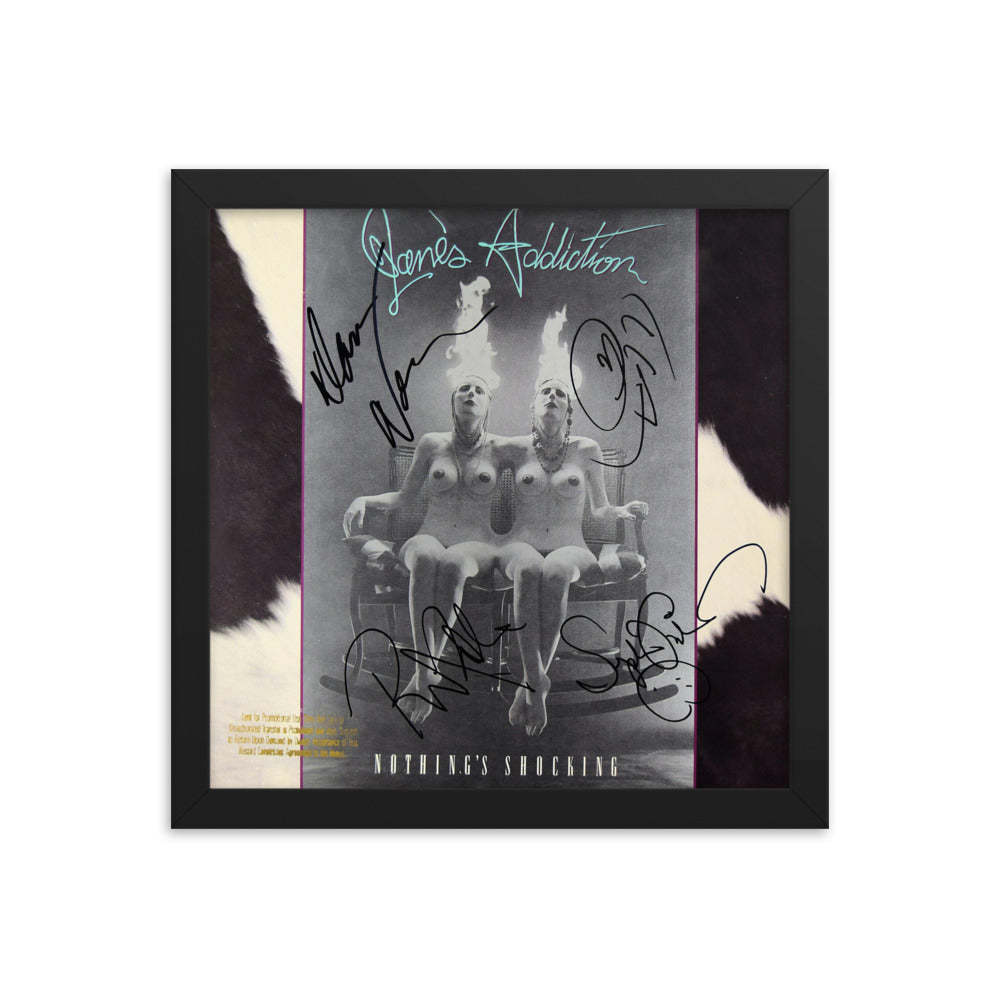 Jane's Addiction signed Nothing’s Shocking album Reprint - $85.00