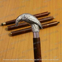 Foldable Victorian Walking Stick With Brass Crow Handle Collectible Men&#39;s Gift. - £16.36 GBP+