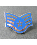 Staff Sergeant USAF Air Force Lapel Pin Badge 7/8 inch - $5.64