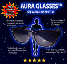 AURA GLASSES energy healing ghost spirit wicca orgone reiki chakra crystal chi - £39.83 GBP