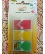 Post-it Flags Prioritize Tasks with Red, Yellow &amp; Green - £10.85 GBP