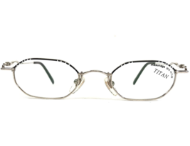Masunaga Eyeglasses Frames 3018 Black Gray Silver Hexagon Oval Titan 46-... - £183.64 GBP