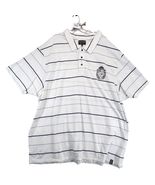 Nautica Jeans Co Striped Polo Shirt Men&#39;s 5X Big Short Sleeve Embroidere... - $39.09 CAD