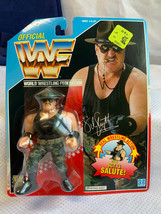 1991 Hasbro World Wrestling Federation SGT. SLAUGHTER Toy Figure in Blister Pack - $197.95