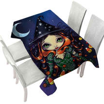 Halloween Night the Little Candy Witch Tablecloth - $51.95 CAD+