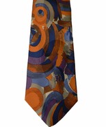NEW CLAUDE MONTANA Paris silk tie necktie couture luxe abstract 3.75 Italy - $49.71 CAD