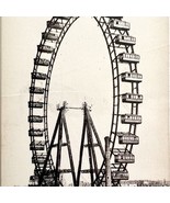 Paris France The Big Ferris Wheel 1910s WW1 Era Postcard #2 Grand Roue P... - $371.27 MXN