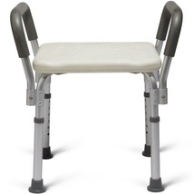 Medline MDS89745RA Shower/Bath Chair with Padded Armrests - 350lbs - $41.87