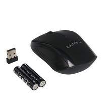 ULTRA Wireless Optical Mouse - 2.4GHz, 3 Button, Black - U12-43088 - £7.86 GBP