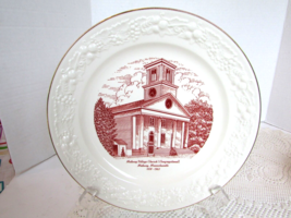 MEDWAY VILLAGE CHURCH CONGREGATIONAL MEDWAY MASS. RELIGIOUS COLLECTOR PLATE - $14.80