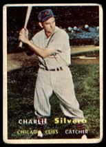 1957 Topps #255 Charlie Silvera  VG-EX-B111R2 - £15.82 GBP