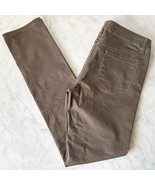 prAna Kara Brown Denim Slim Fit Straight Leg Stretch Jeans - Women&#39;s Siz... - $37.95