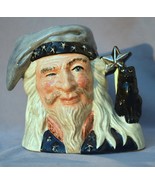 ROYAL DOULTON D6909 Small Character Jug THE WIZARD 1992-1998 - $28.49