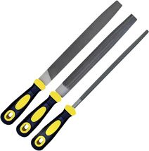 3Pcs Metal File Set, 8-Inch Professional High Carbon Steel Metal File, I... - $17.08