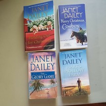 LOT OF 4 JANET DAILEY PB BOOKS,Merry Christmas Cowboy,Holding out for Ch... - £11.20 GBP