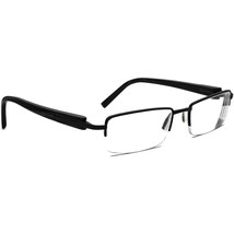 Tag Heuer Eyeglasses TH 8203 006 Black Half Rim Frame France 53[]16 140 - $389.99