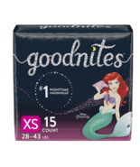 GoodNites Girls&#39; Nighttime Bedwetting Underwear XS15.0ea - £18.90 GBP