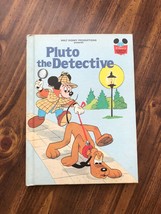 Vintage Disney's Wonderful World of Reading Book!!! Pluto the Detective!!! - $8.99