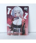 Topaz Honkai SSR Premium Waifu Card Anime Girl Art Oversized Board A6 - €11,98 EUR