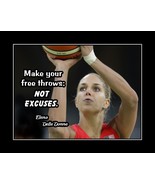 Inspirational Basketball Motivation Quote Poster Print Delle Donne NO EX... - £18.10 GBP+